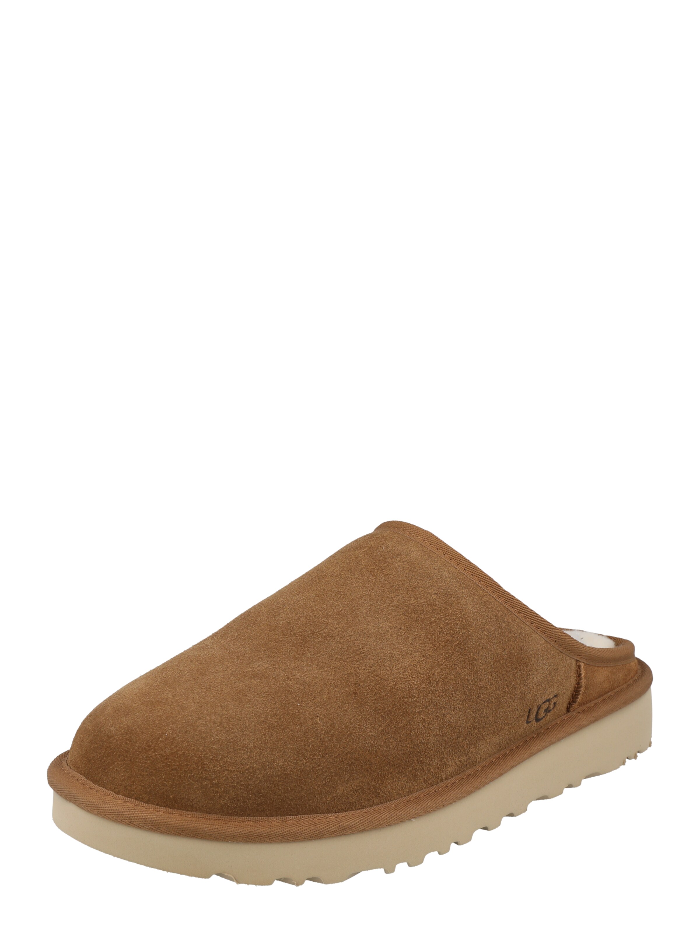 Pantoufle UGG en marron : devant