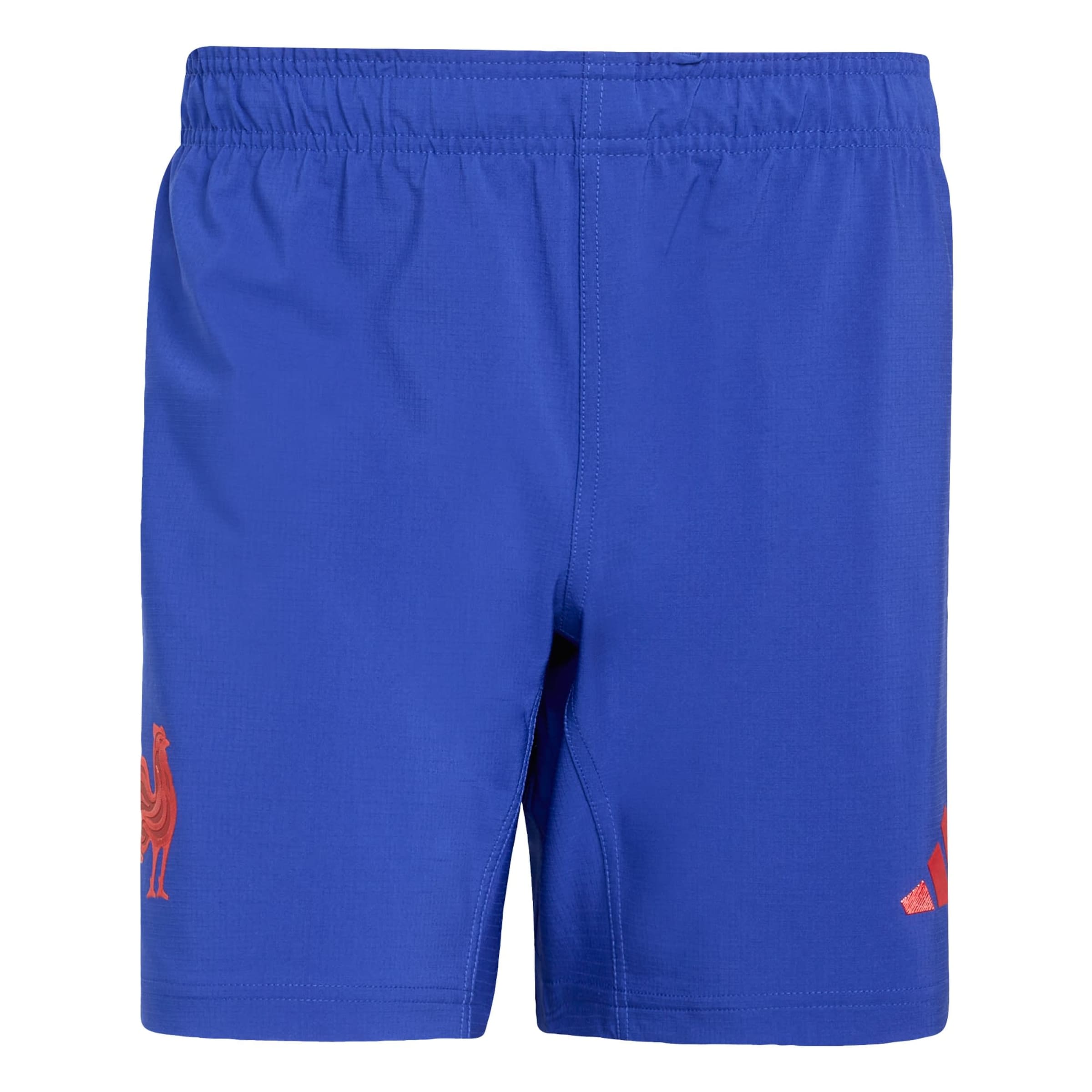 ADIDAS PERFORMANCE Sportshorts 'Frankreich' in kobaltblau / dunkelrot / weiß, Produktansicht