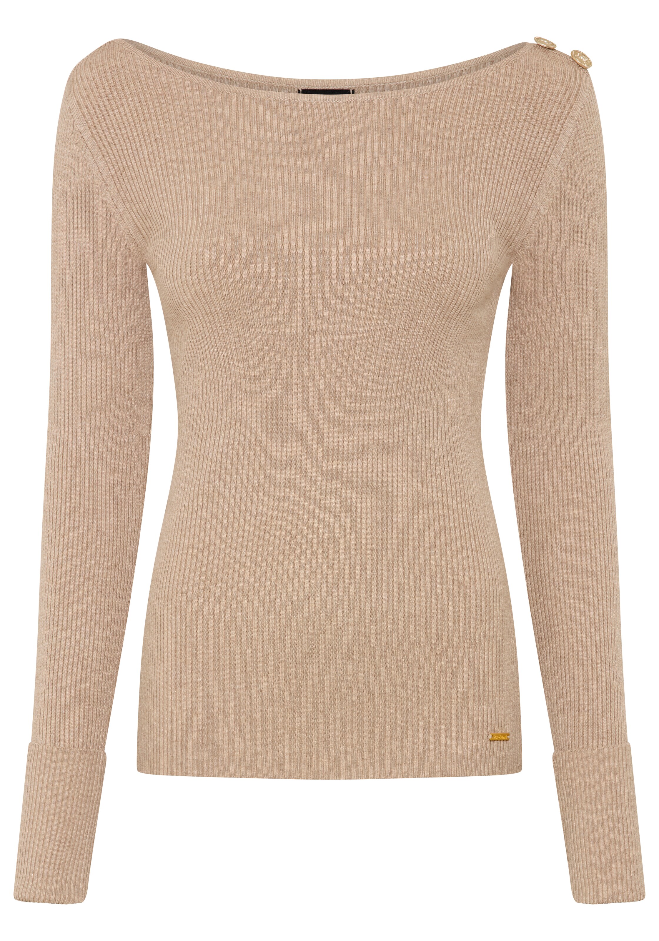 Bruno Banani Pullover in Beige: Vorderseite