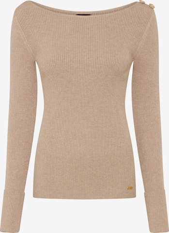 Bruno Banani Pullover in Beige: Vorderseite