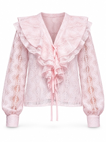 Ombre Blouse in Roze: voorkant
