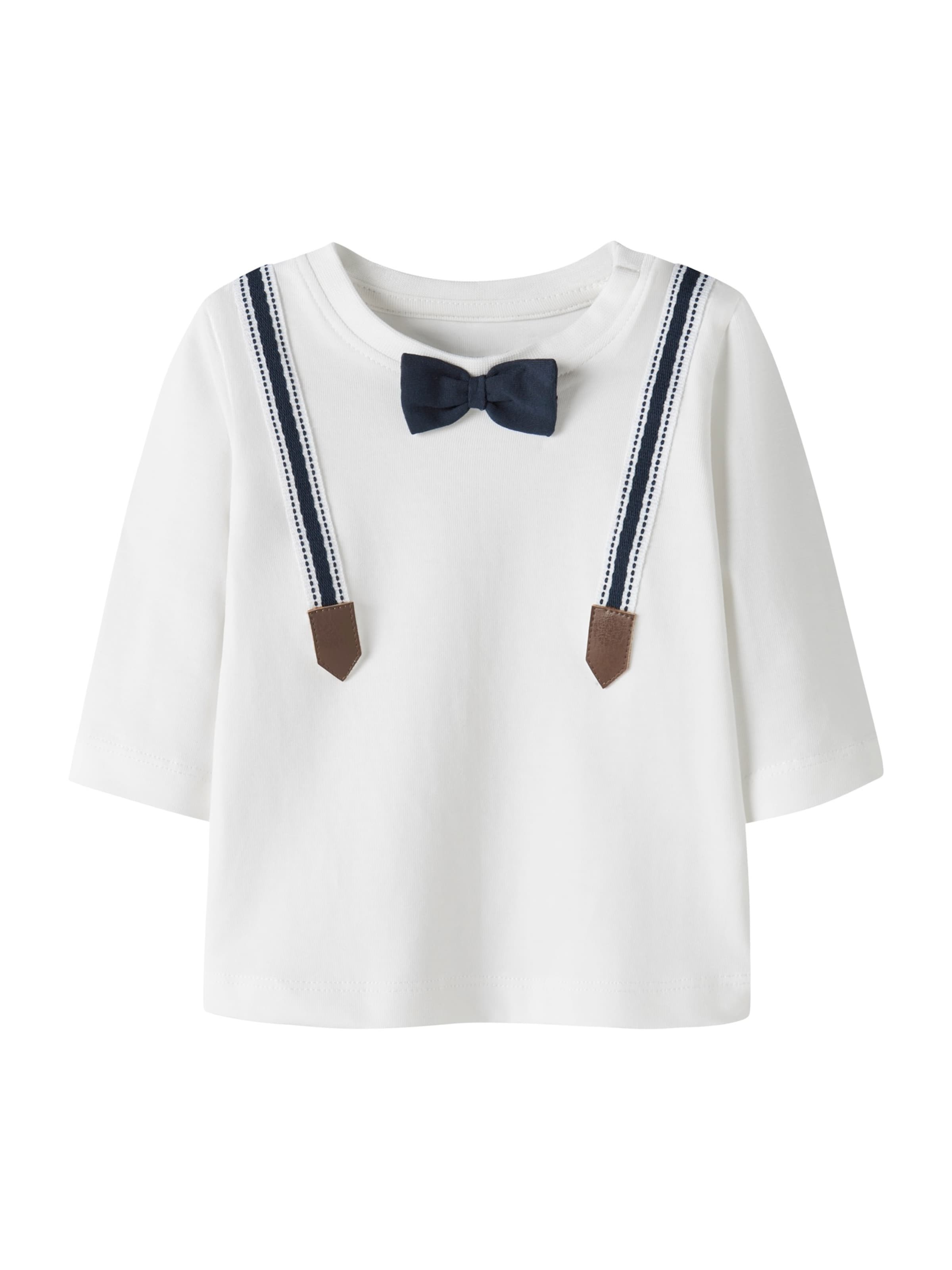 NAME IT Shirt 'NBMRUFUS' in Weiß: Vorderseite