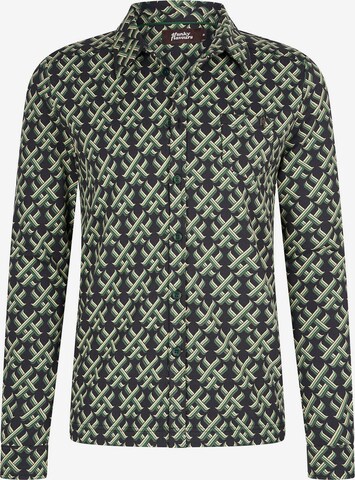 4funkyflavours Regular fit Button Up Shirt 'Imagination' in Green: front