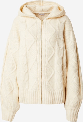 ABOUT YOU x Millane Knit Cardigan 'Paula' in Beige: front