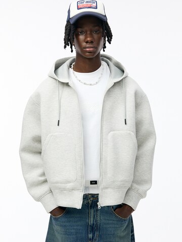 Pull&Bear Sweatvest in Grijs
