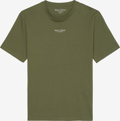 Marc O'Polo T-Shirt in dunkelgrün / weiß, Produktansicht