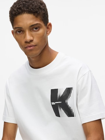 KARL LAGERFELD JEANS Тениска в бяло