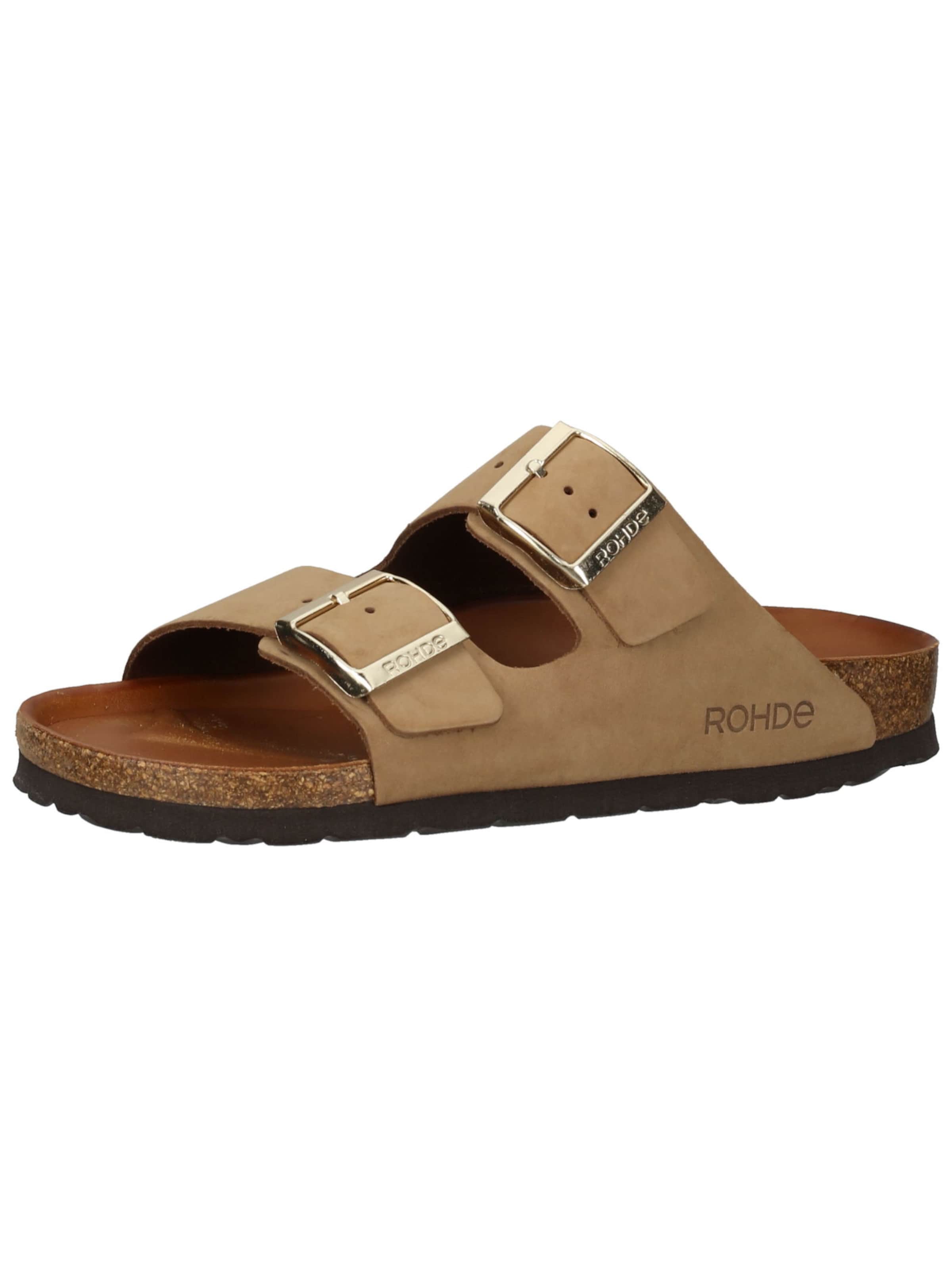 ROHDE Pantolette in Beige: Vorderseite