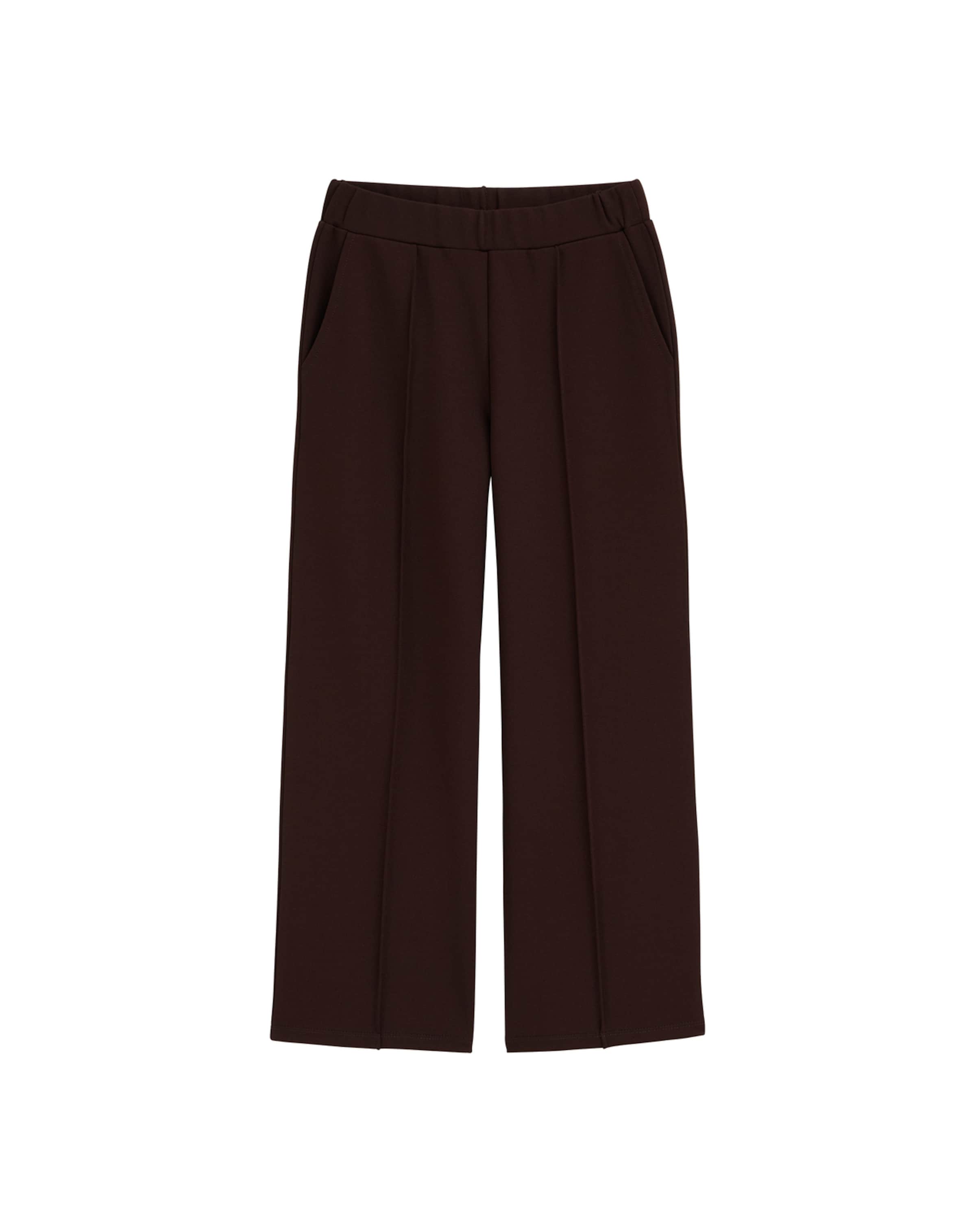WE Fashion Loosefit Hose in Braun: Vorderseite