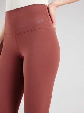 NIKE Skinny Sportsbukser 'ZENVY' i rød