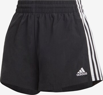 ADIDAS SPORTSWEAR - Loosefit Calças de desporto 'Essentials' em preto: frente