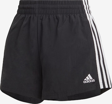 ADIDAS SPORTSWEAR Loosefit Παντελόνι φόρμας 'Essentials' σε μαύρο: μπροστά