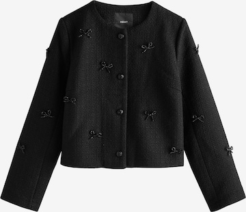 Next Välikausitakki värissä musta: etupuoli