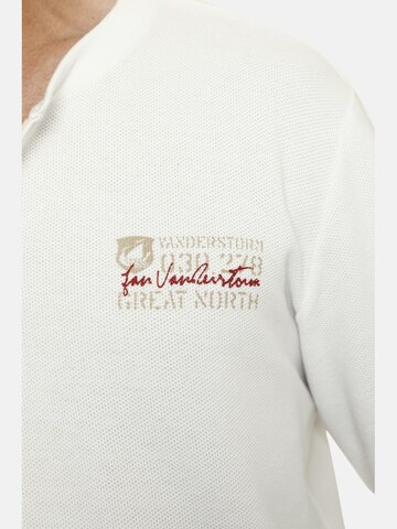 T-Shirt ' Ivor ' Jan Vanderstorm en blanc