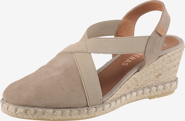 VERBENAS Sandale in Grau: Vorderseite