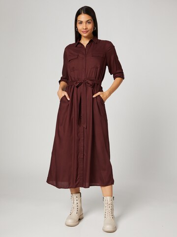 Robe-chemise 'Caro' Guido Maria Kretschmer Women en marron : devant