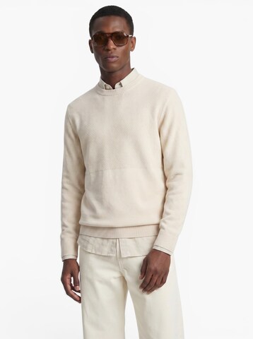 JACK & JONES - Jersey 'JJCARL' en beige: frente