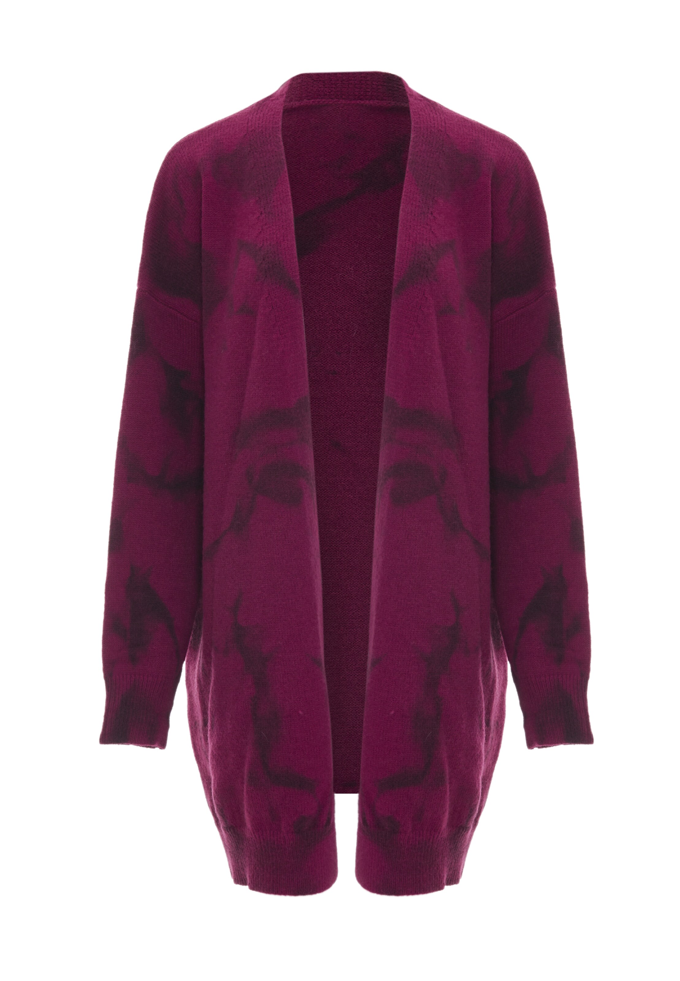 NAEMI - Casaco de malha em roxo: frente