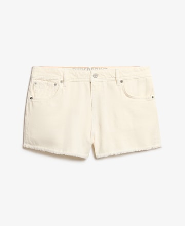 Regular Pantalon Superdry en blanc