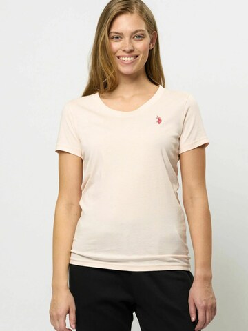 U.S. POLO ASSN. T-Shirt 'Amy' in Pink: Vorderseite