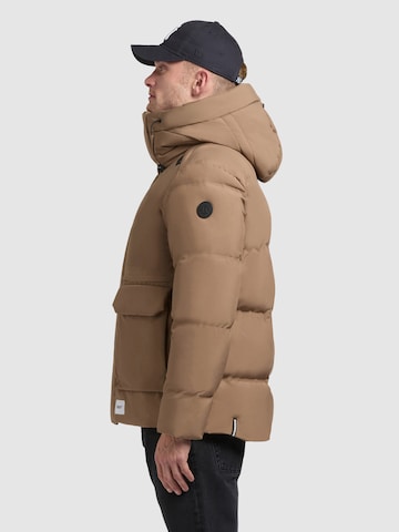 khujo Winterjacke 'Dave' in Braun