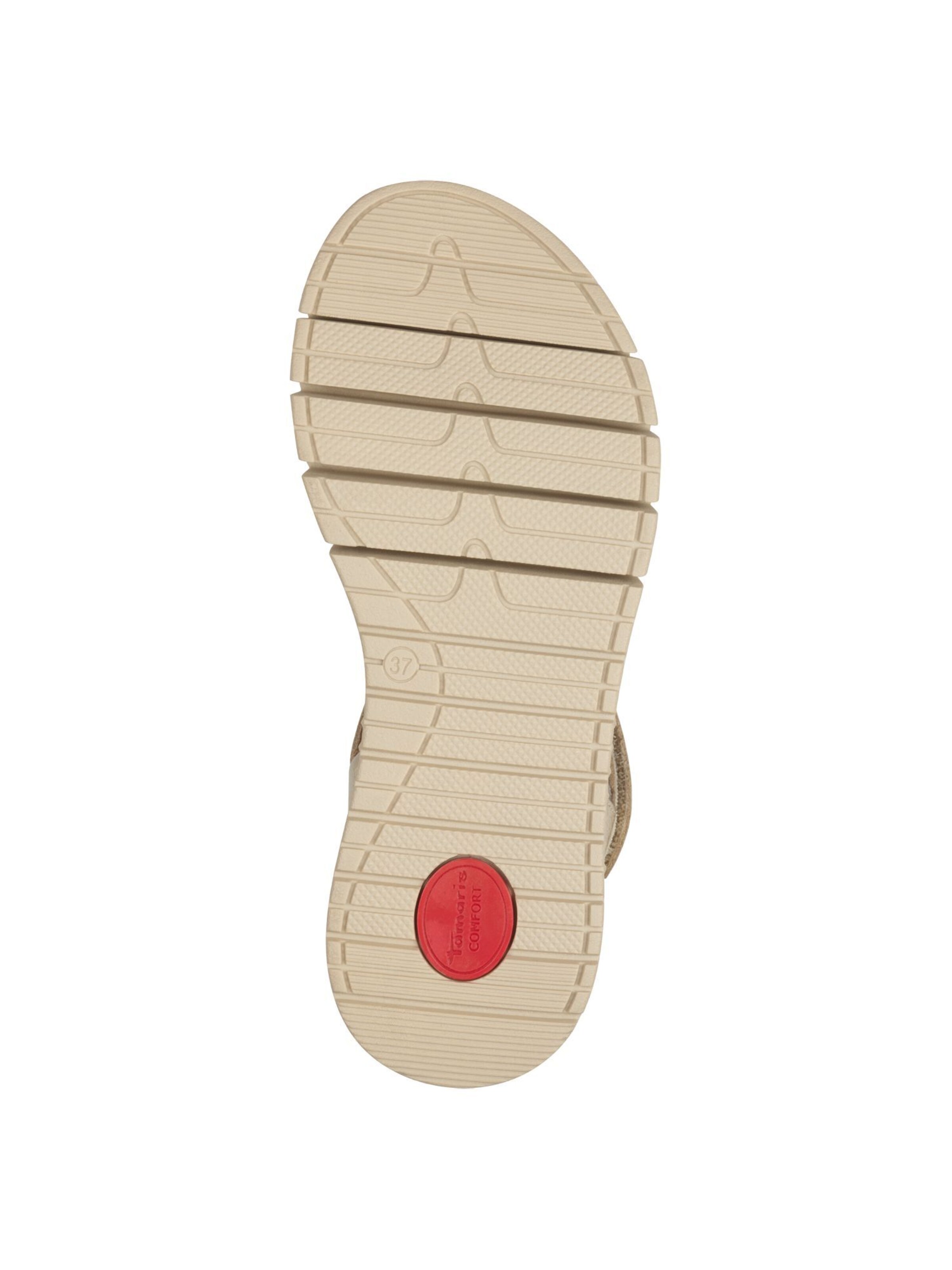 Tamaris Wide Fit Sandals in Gold