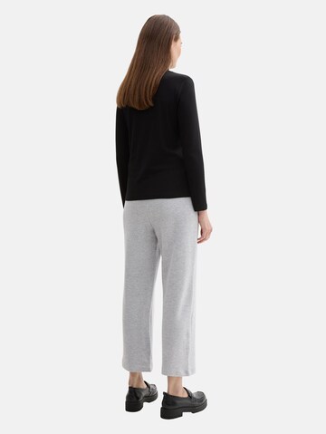 TOM TAILOR DENIM Wide leg Trousers in Grey