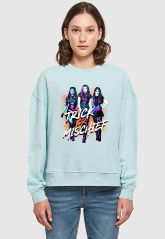 ABSOLUTE CULT Sweatshirt 'Descendants - Trick Or Mischief' in Blau: Vorderseite