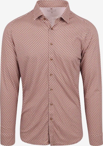 Coupe slim Chemise DESOTO en marron : devant