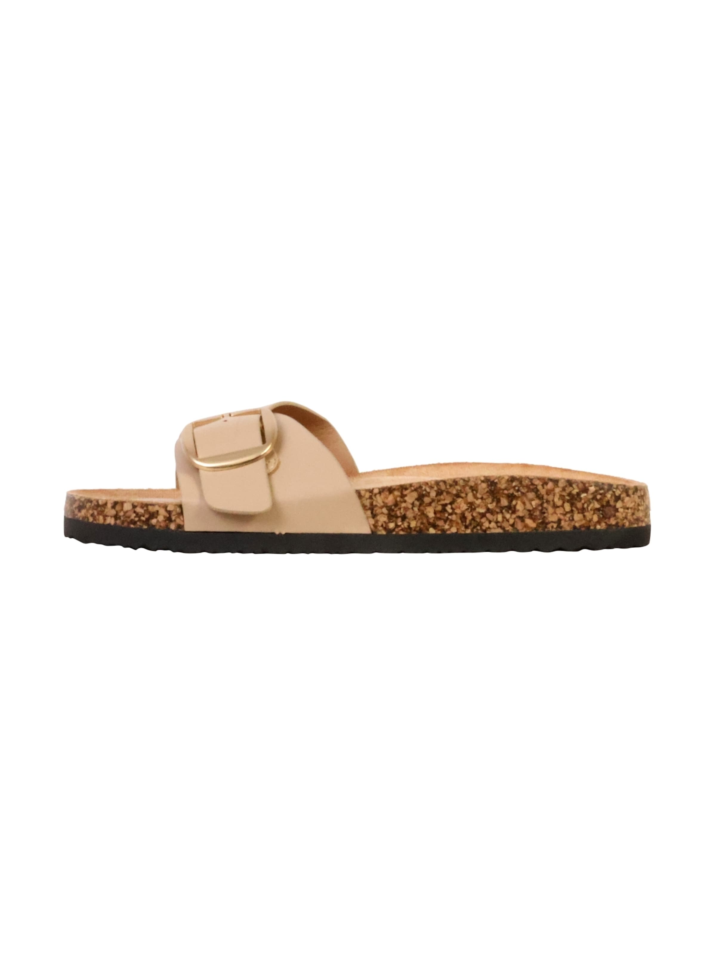 POTI PATI - Zapatos abiertos 'Supermodische Pantoletten zum Hineinschlüpfen' en beige: frente