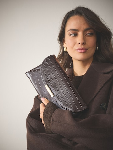 brūns Next "Clutch" stila somiņa
