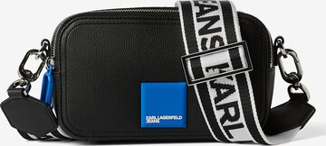 KARL LAGERFELD JEANS - Bolso de hombro en negro: frente