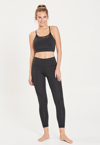 Athlecia Slimfit Sporthose'Elisary' in Schwarz