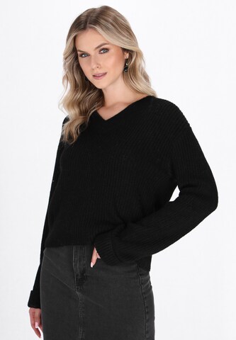 Pull-over DreiMaster Vintage en noir : devant