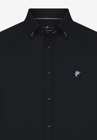 DENIM CULTURE - Ajuste regular Camisa 'GUIDO' en negro