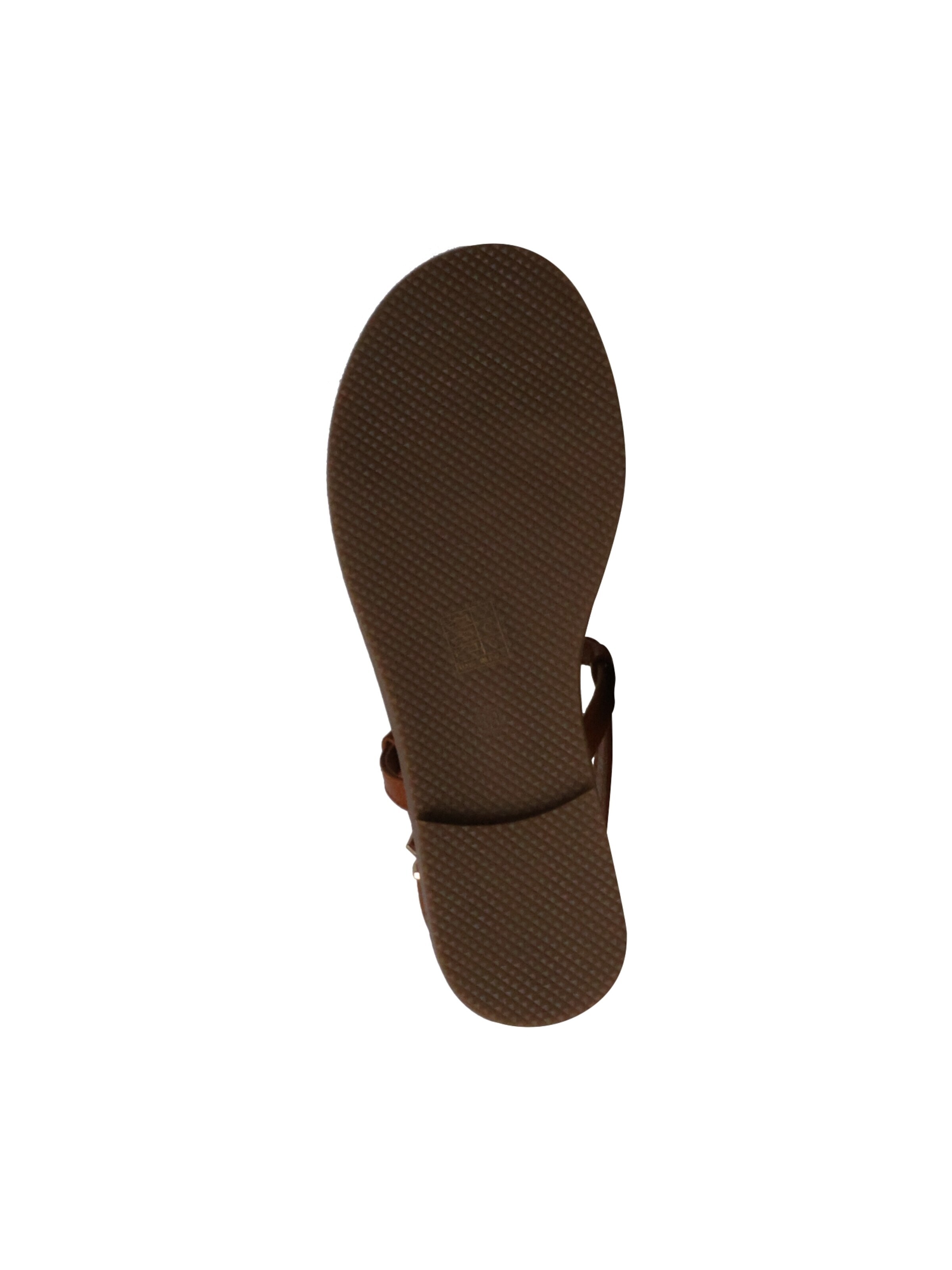 Sandalo 'Flache Riemchensandalen von Loevah Paris' di Super Mode in marrone