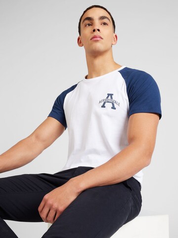 AÉROPOSTALE T-shirt i vit