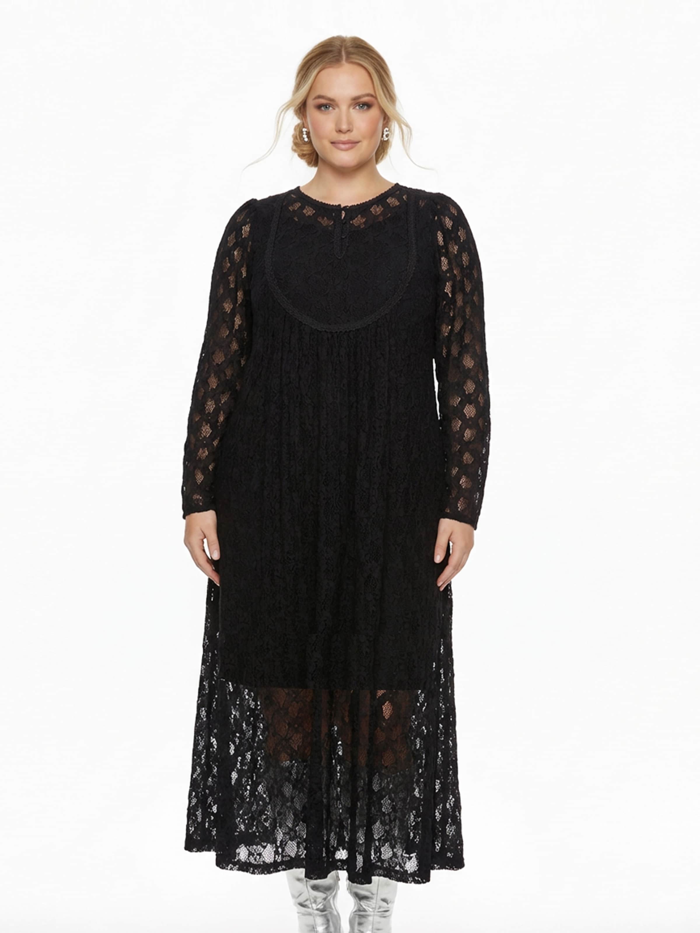 Robe YOEK en noir : devant