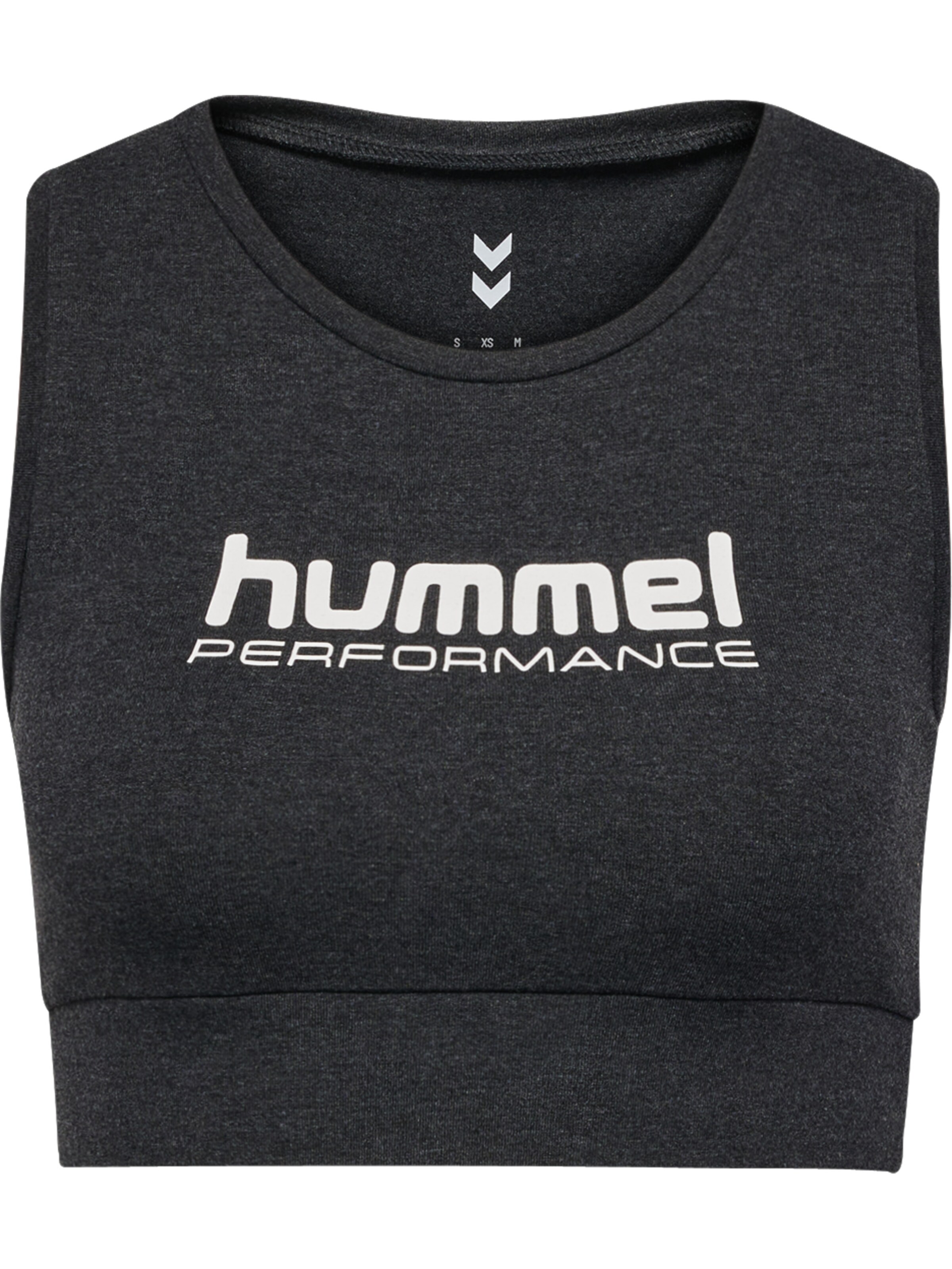 Hummel Sporttop 'Pulse' in Schwarz: Vorderseite