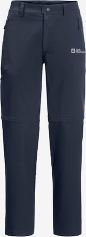 JACK WOLFSKIN Workout Pants in Blue: front