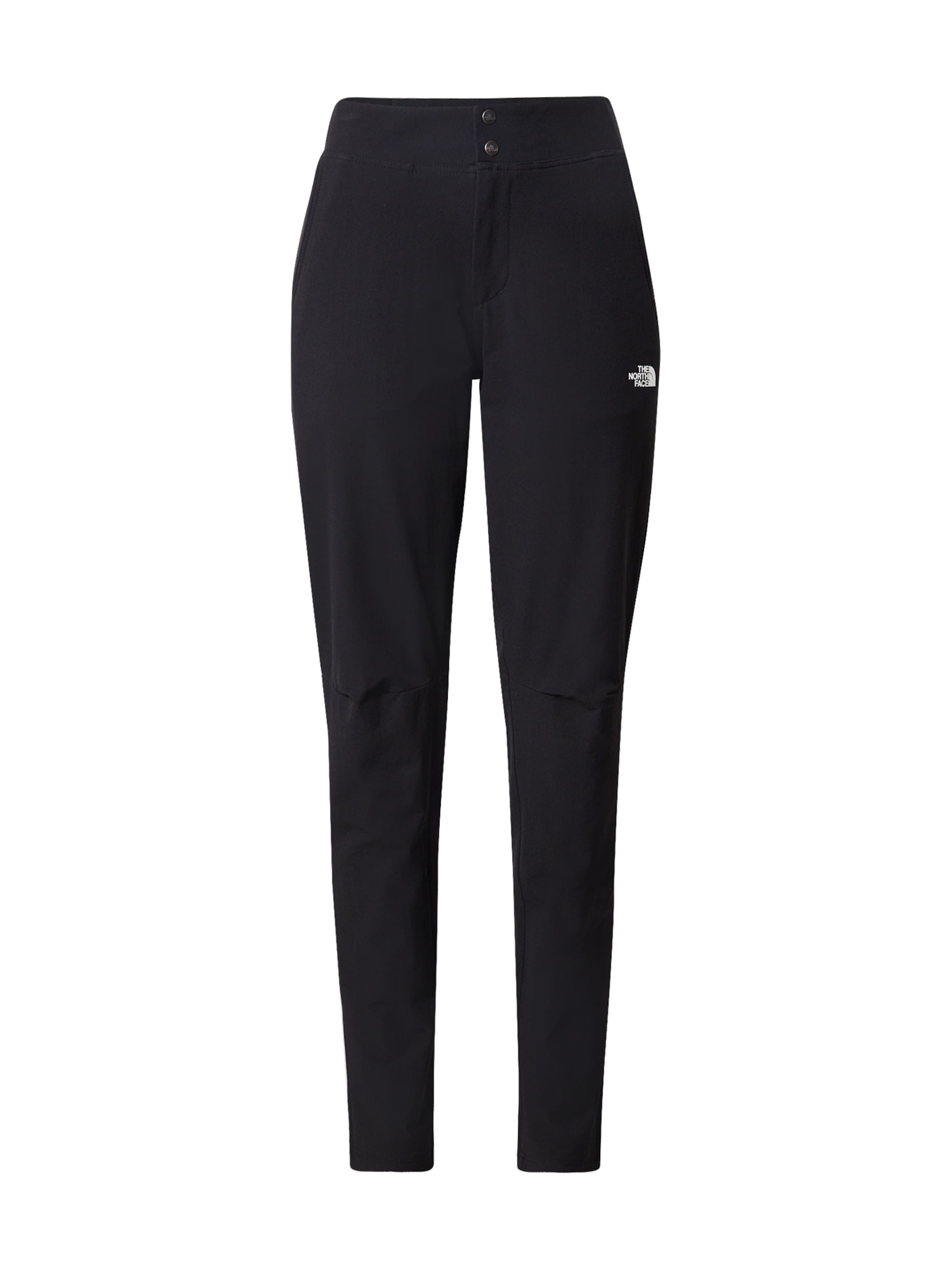 THE NORTH FACE Slimfit Παντελόνι πεζοπορίας 'QUEST' σε μαύρο: μπροστά