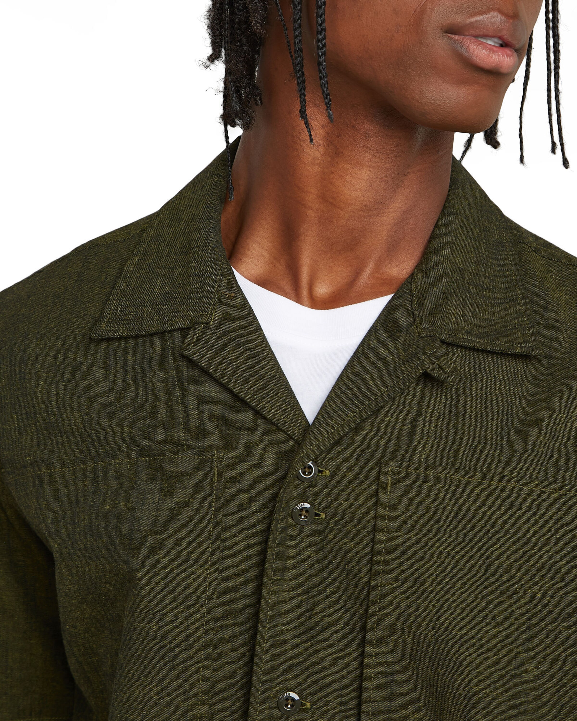 G-STAR Regular fit Overhemd in Groen