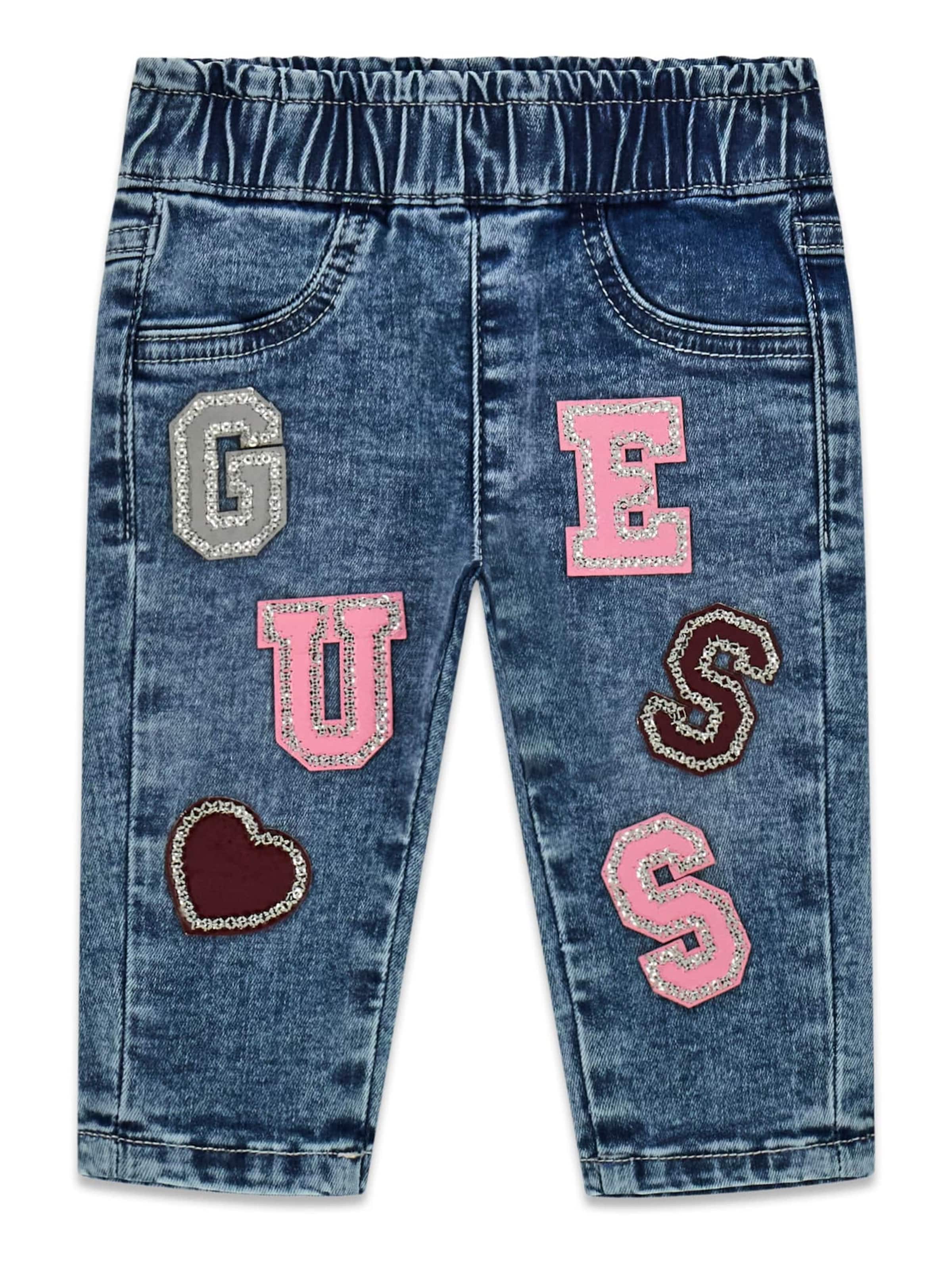 GUESS Regular Jeans in Blau: Vorderseite