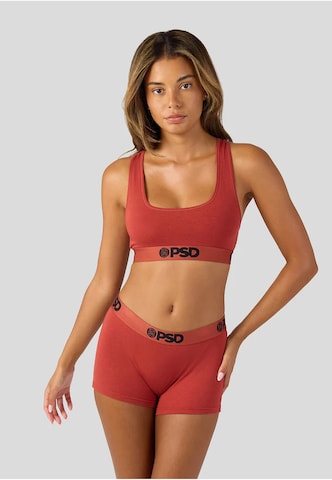 Reggiseno sportivo 'SIENNA' di PSD in arancione: frontale