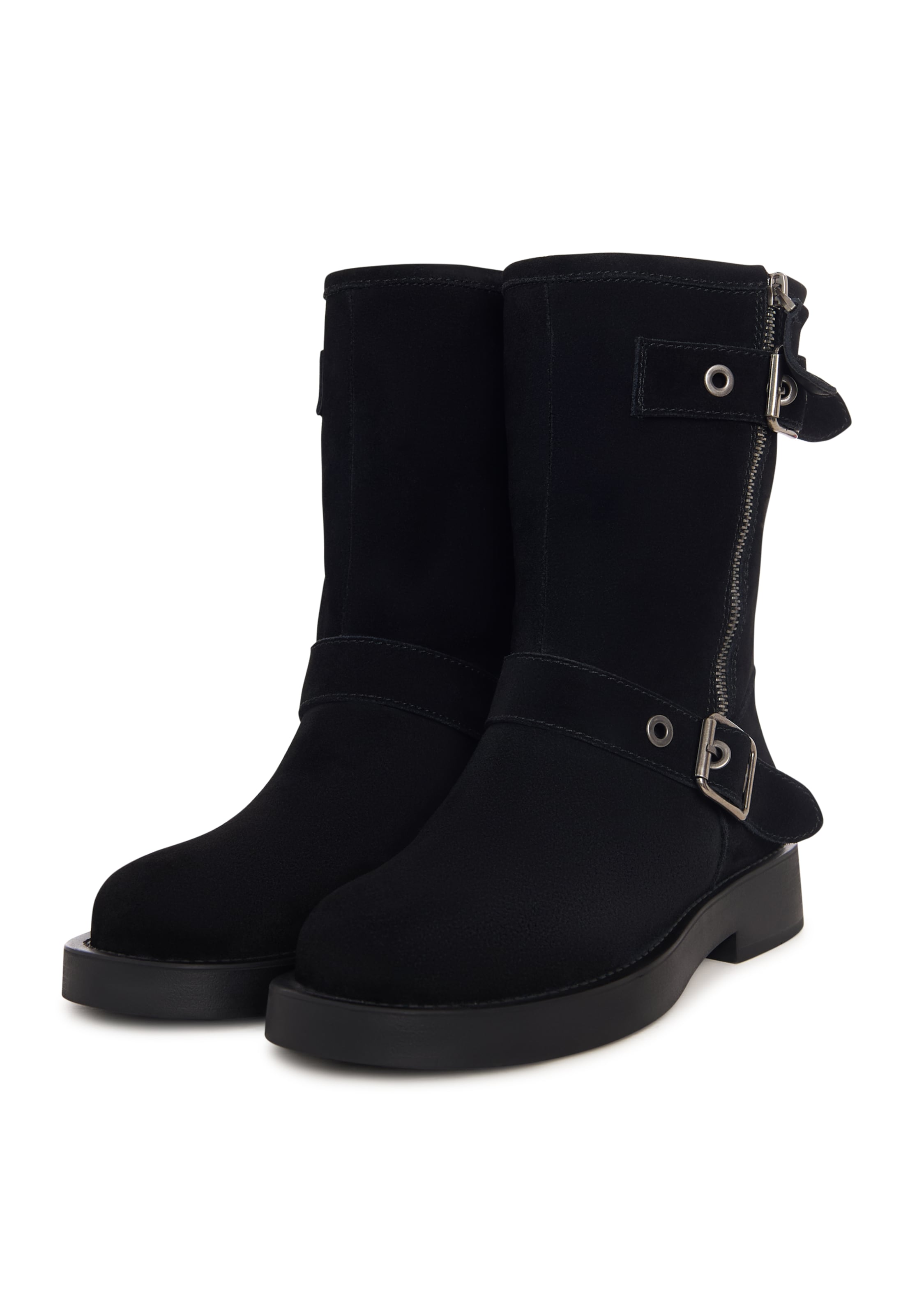 CESARE GASPARI Stiefelette in Schwarz