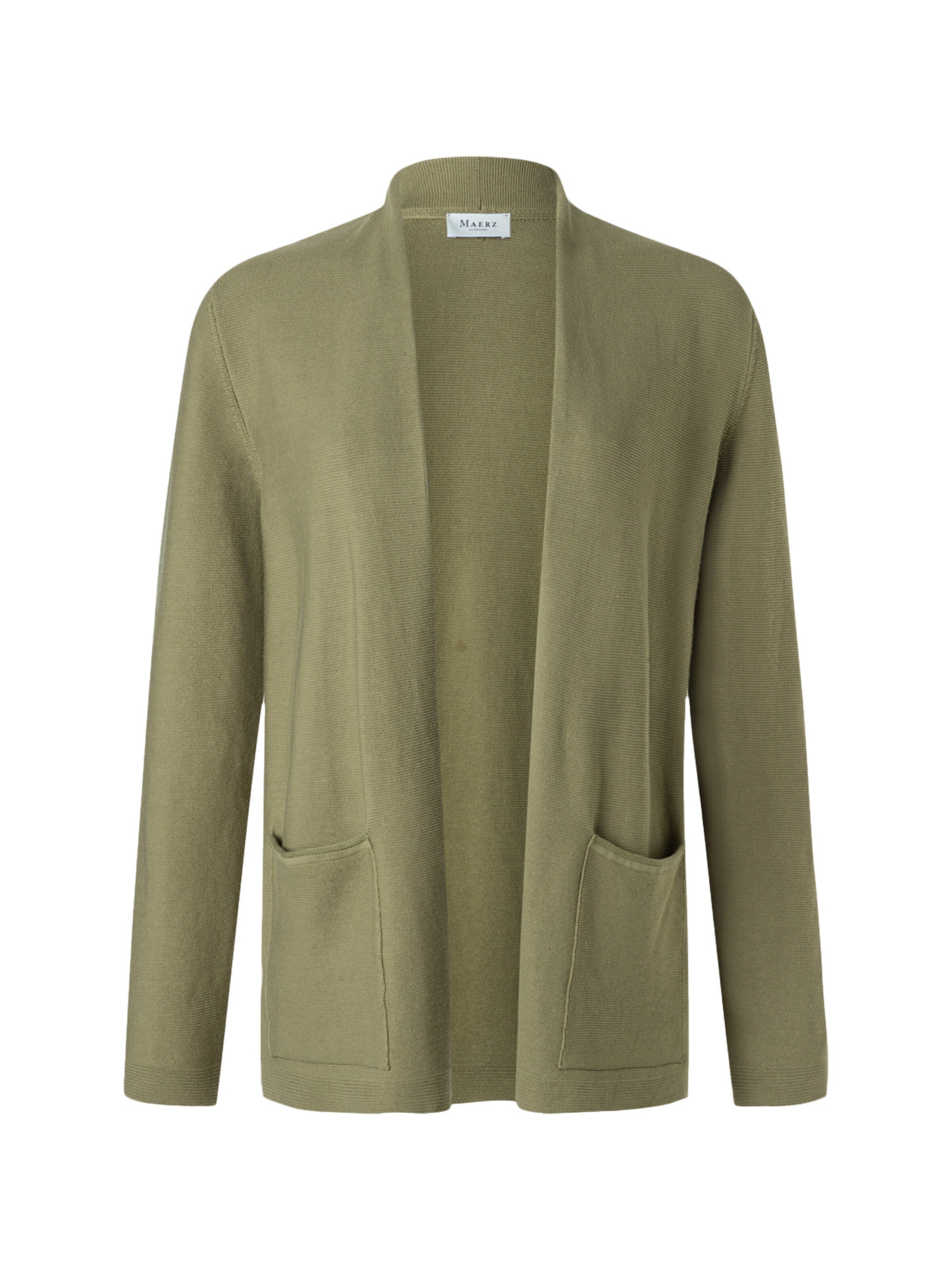 MAERZ Muenchen Strickjacke ' 299800 ' in Grün: Vorderseite