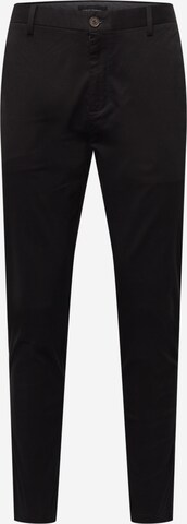 Coupe slim Pantalon 'Milano Drake' Clean Cut Copenhagen en noir : devant