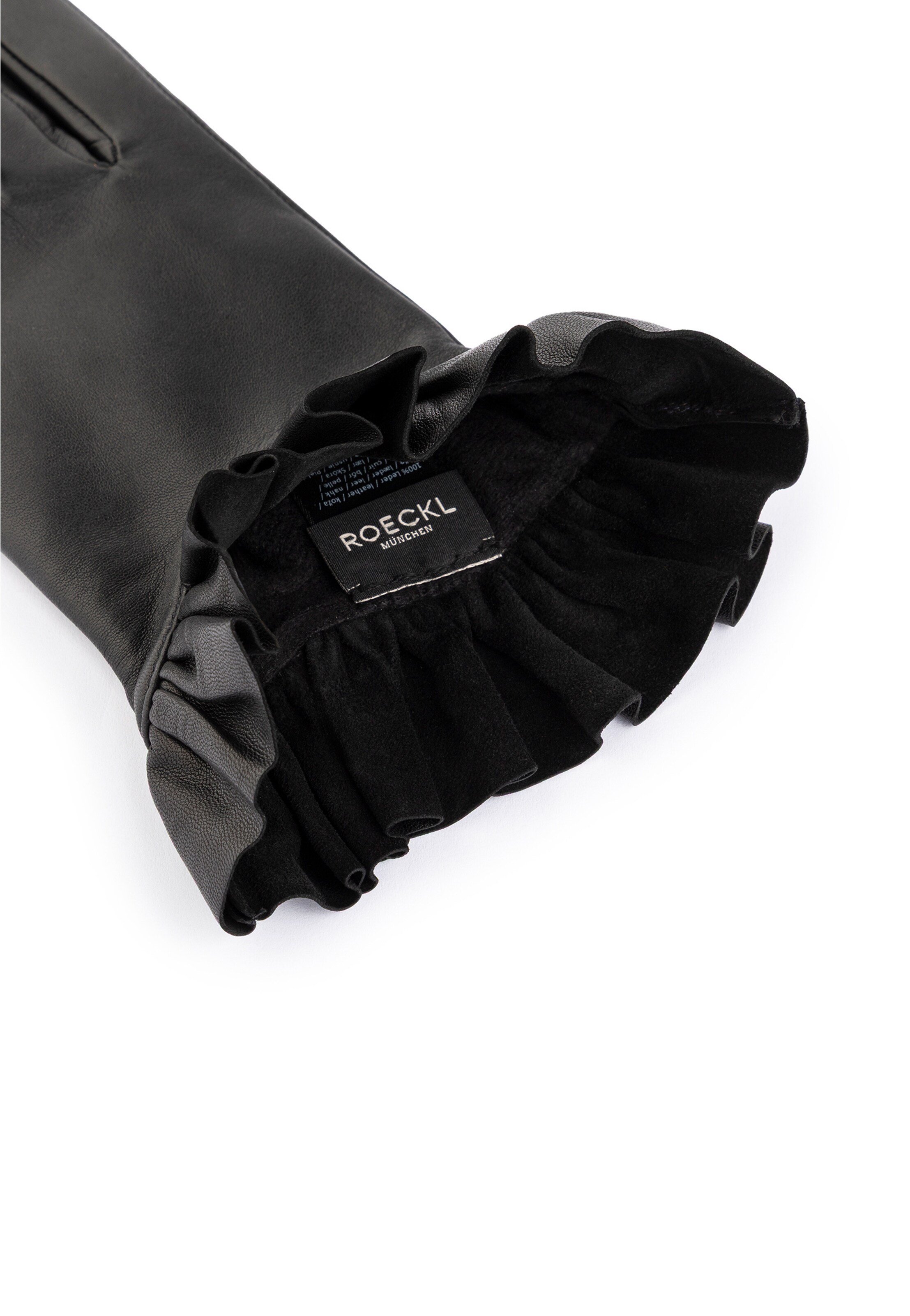 Roeckl Fingerhandschuhe 'Vichy' in Schwarz