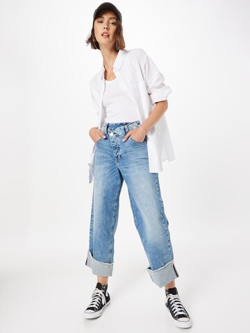 Herrlicher Wide Leg Jeans 'Mäze' in Blau