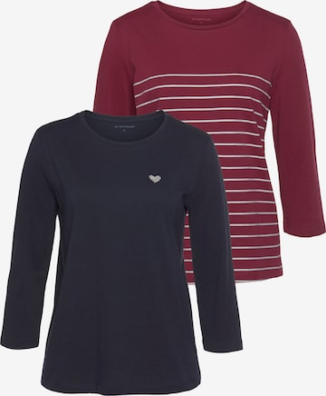 TOM TAILOR Shirt in Rot: Vorderseite